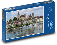 Švýcarsko - Rapperswil Puzzle 500 dílků - 46 x 30 cm