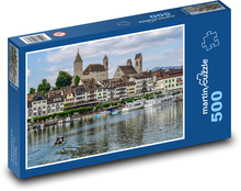 Švýcarsko - Rapperswil Puzzle 500 dílků - 46 x 30 cm