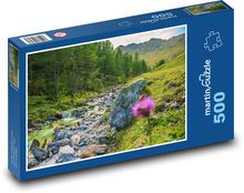 Hintertux - Zillertal - Alpy Puzzle 500 dielikov - 46 x 30 cm 