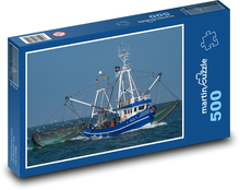 rybárska loď Puzzle 500 dielikov - 46 x 30 cm 