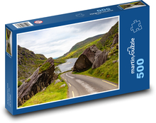 A road between the mountains Puzzle of 500 pieces - 46 x 30 cm 