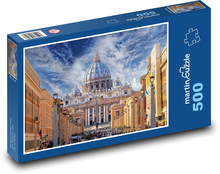 Rzym, Bazylika św. Puzzle 500 elementów - 46x30 cm