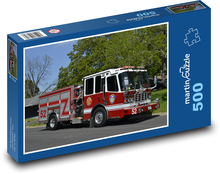Wóz strażacki - USA Puzzle 500 elementów - 46x30 cm