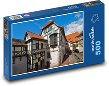 Zamek Wartburg, Eisenach Puzzle 500 elementów - 46x30 cm