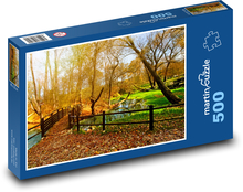 Podzim v parku Puzzle 500 dílků - 46 x 30 cm