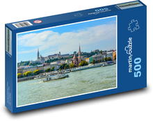 Stadt, Fluss Puzzle 500 Teile - 46 x 30 cm