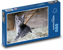 Kočka domácí Puzzle 500 dílků - 46 x 30 cm