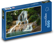 Vodopád, príroda Puzzle 500 dielikov - 46 x 30 cm 