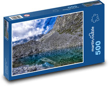 Jezero ve skále Puzzle 500 dílků - 46 x 30 cm