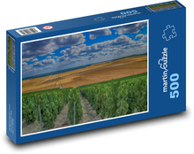 Landschaft der Champagne Weinberge Puzzle 500 Teile - 46 x 30 cm
