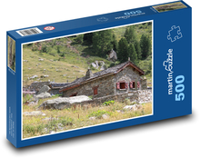 Steinhäuschen Puzzle 500 Teile - 46 x 30 cm