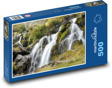 Krajina, vodopády Puzzle 500 dílků - 46 x 30 cm