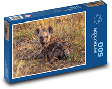 Hyena skvrnitá  Puzzle 500 dílků - 46 x 30 cm
