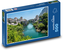 Bosnien - Mostar Puzzle 500 Teile - 46 x 30 cm