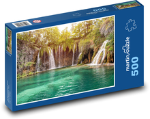Chorwacja - Plitvice Puzzle 500 elementów - 46x30 cm