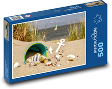 Písek, moře, dovolená Puzzle 500 dílků - 46 x 30 cm