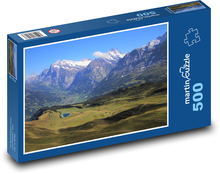 Mountains, lake, nature Puzzle of 500 pieces - 46 x 30 cm 