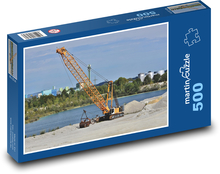 Rypadlo - jeřáb Puzzle 500 dílků - 46 x 30 cm