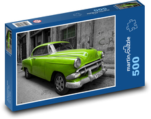 Kuba - staré auto Puzzle 500 dielikov - 46 x 30 cm 