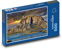 Norsko - Torghatten  Puzzle 500 dílků - 46 x 30 cm
