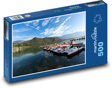 Łodzie z pedałami jeziornymi Puzzle 500 elementów - 46x30 cm