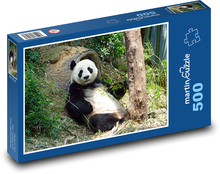 Panda v lese Puzzle 500 - 46x30 cm