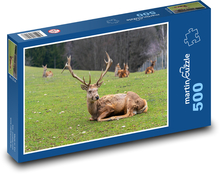 Zviera - jeleň Puzzle 500 dielikov - 46 x 30 cm