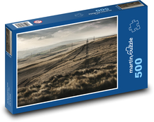 Pole - louka, pastviny Puzzle 500 dílků - 46 x 30 cm