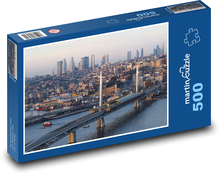 Istanbul - most, rieka Puzzle 500 dielikov - 46 x 30 cm 