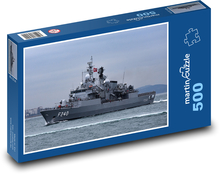 Vojenská vojnová loď Puzzle 500 dielikov - 46 x 30 cm 