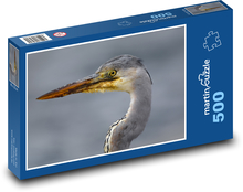 Vták - herón, zobák Puzzle 500 dielikov - 46 x 30 cm 