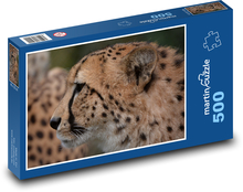 Gepard - šelma, zvíře Puzzle 500 dílků - 46 x 30 cm