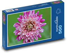 Lila Dahlien Puzzle 500 Teile - 46 x 30 cm