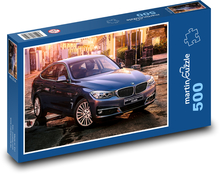 Auto - modré BMW 320d GT Puzzle 500 dílků - 46 x 30 cm