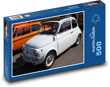 Weißes Auto - Veteran Puzzle 500 Teile - 46 x 30 cm