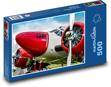 Lietadlo - dvojmotorové lietadlo Puzzle 500 dielikov - 46 x 30 cm 