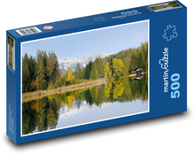 Lake - reflection, image, water Puzzle of 500 pieces - 46 x 30 cm