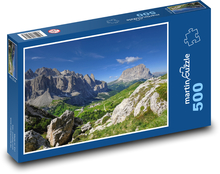 Górski krajobraz Puzzle 500 elementów - 46x30 cm