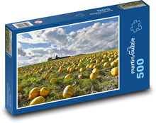 Kürbisfeld Puzzle 500 Teile - 46 x 30 cm