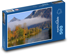 Herbstfluss in den Bergen Puzzle 500 Teile - 46 x 30 cm