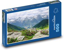 Horská panoráma - príroda, hory Puzzle 500 dielikov - 46 x 30 cm 