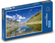 Lake - Alps, mountain scenery Puzzle of 500 pieces - 46 x 30 cm