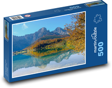 Horské jezero Puzzle 500 dílků - 46 x 30 cm