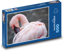 Flamingo - bird - animal Puzzle of 500 pieces - 46 x 30 cm 