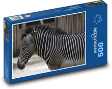 Zebra at the zoo Puzzle of 500 pieces - 46 x 30 cm 