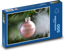 Dekoracje świąteczne - piłki Puzzle 500 elementów - 46x30 cm