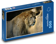 Löwe - Raubtier, Säugetier Puzzle 500 Teile - 46 x 30 cm