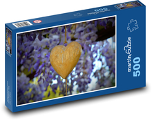 Serce - miłość, dekoracja Puzzle 500 elementów - 46x30 cm