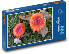 Mochotrávka - huby, jeseň Puzzle 500 dielikov - 46 x 30 cm 