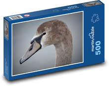 Łabędź - ptak, zwierzę Puzzle 500 elementów - 46x30 cm